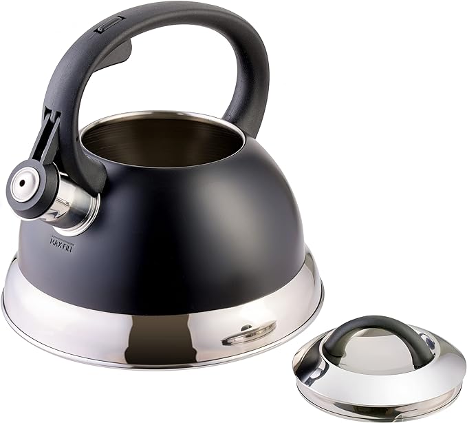 Tetera de acero inoxidable negro mate