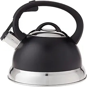Tetera de acero inoxidable negro mate