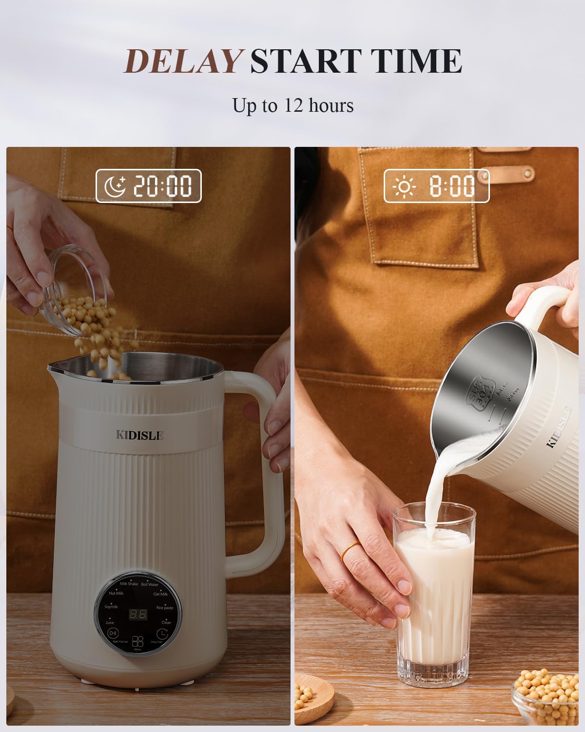 Máquina Licuadora de leche de nueces 8 en 1 Kidisle