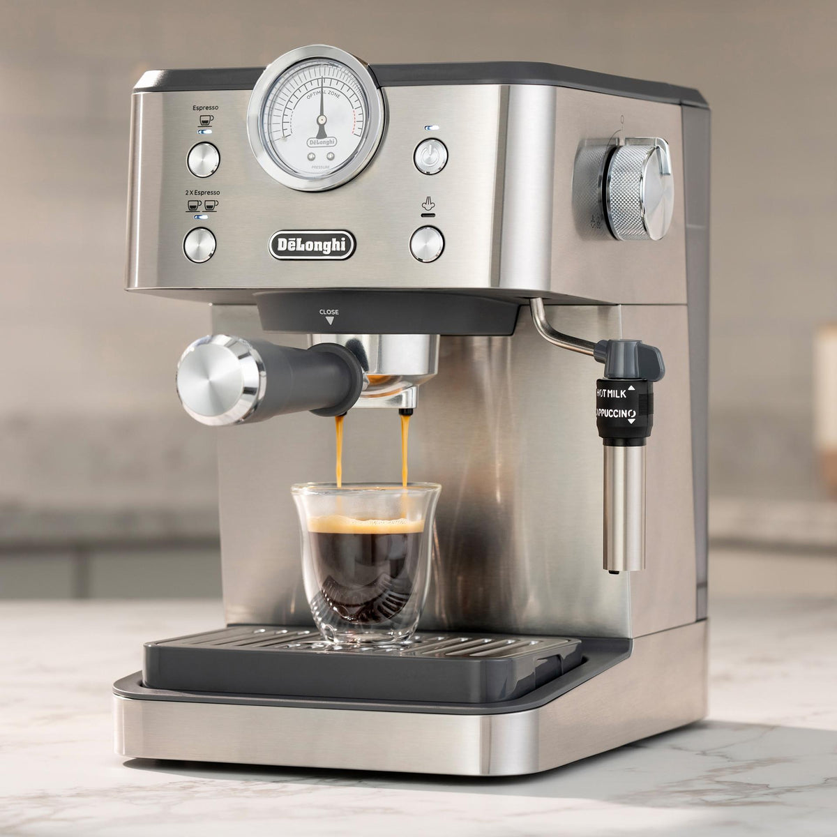 Cafetera Delonghi Classic Stainless Steel