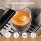 Gevi Máquinas de café expreso semiautomáticas de 20 bares, máquina de espresso profesional con espumador de leche