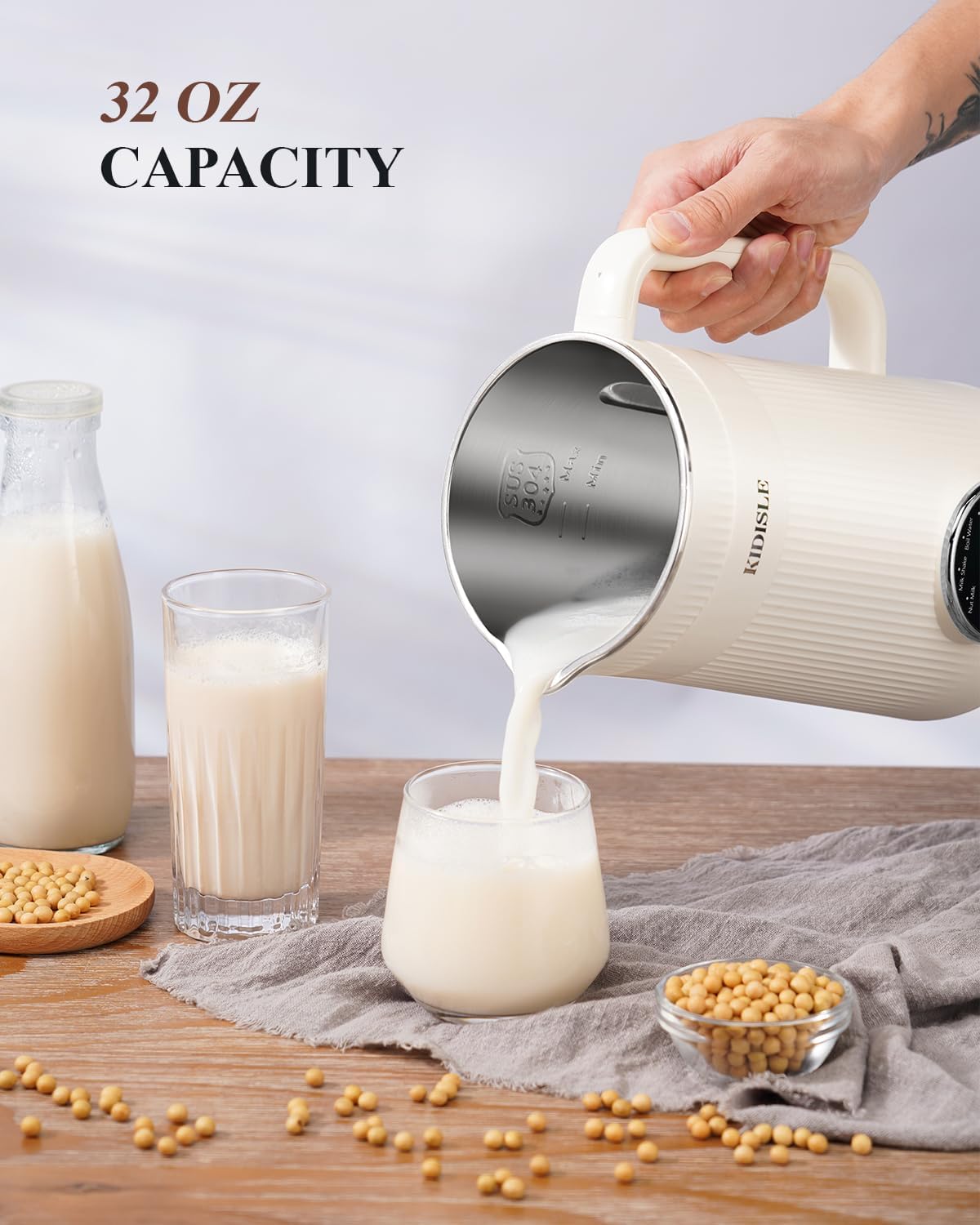 Máquina Licuadora de leche de nueces 8 en 1 Kidisle