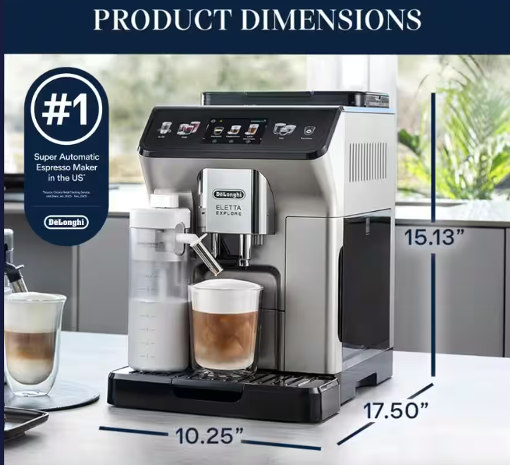 Cafetera Delonghi Eletta Explore Fully Automatic