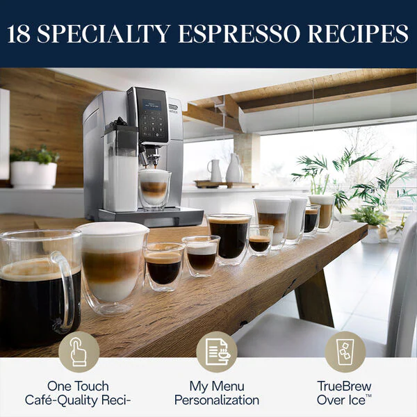 Cafetera Espresso Dinámica Plus con Vaporizador Delongui