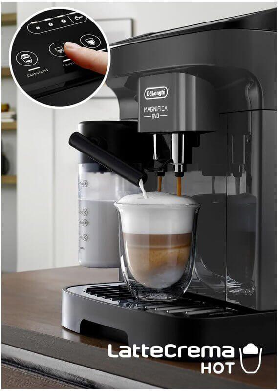Cafetera Delonghi Magnifica Evo with Latte Crema System fully automatic