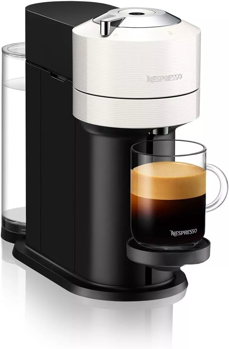 Nespresso Vertuo Next – Cafetera para Café y Expreso De'Longhi (Blanca)