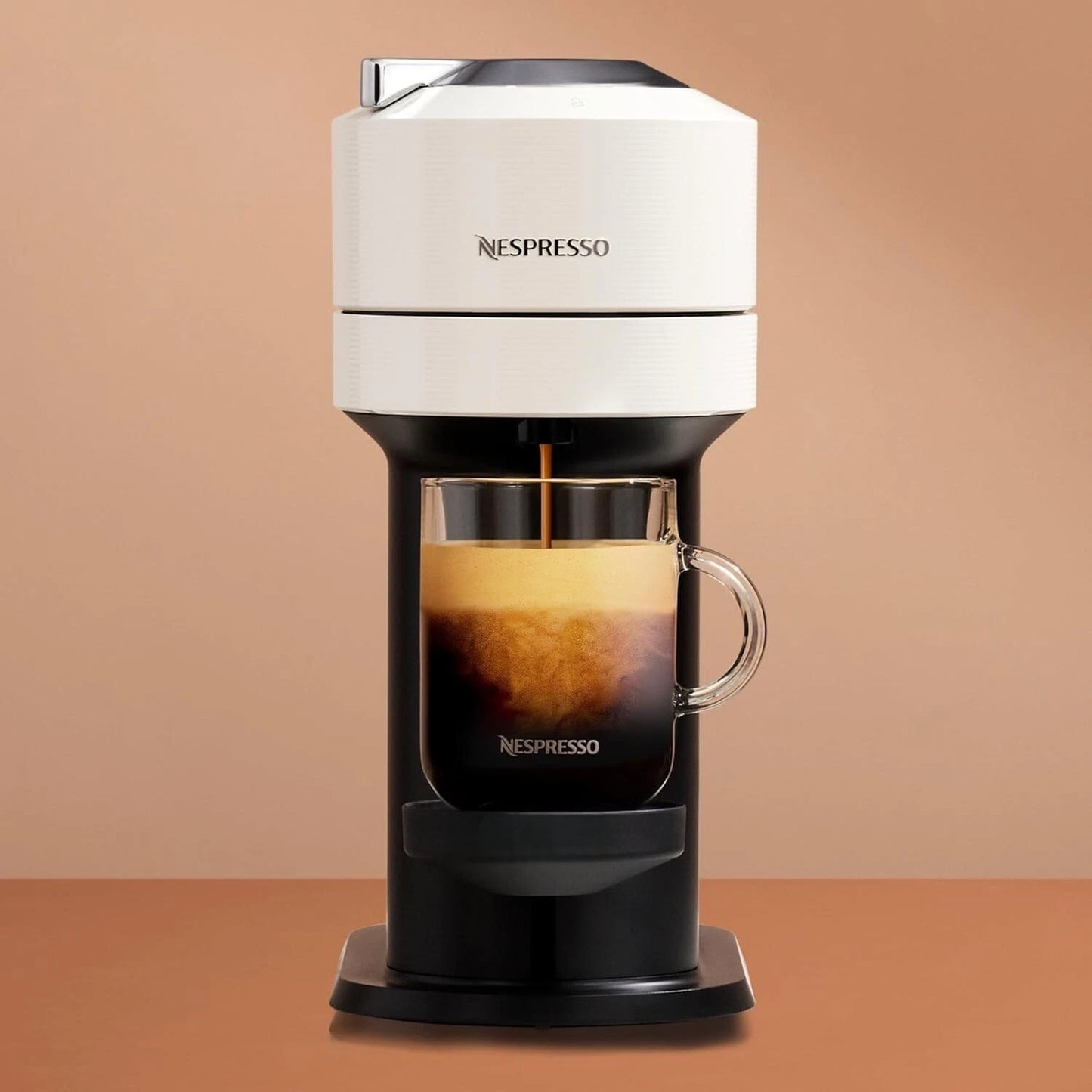 Nespresso Vertuo Next – Cafetera para Café y Expreso De'Longhi (Blanca)