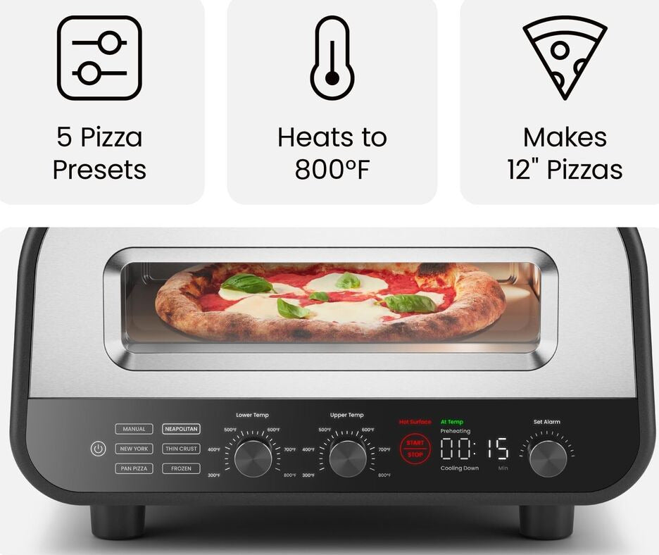 Horno de Pizza Para Interiores Chefman